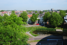 846908 Gezicht op het einde van de Stadsbuitengracht te Utrecht tussen de Nieuwekade en de Weerdsingel W.Z.